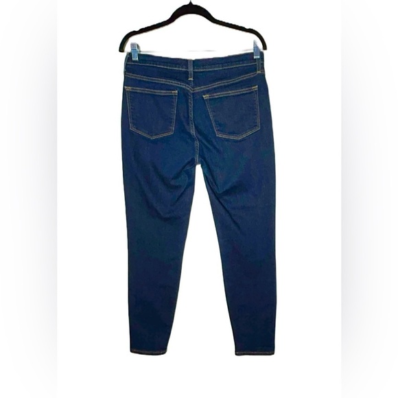 J. Crew Mercantile Midrise Skinny Jean in Signature Stretch, Dark Blue, W29 L28 - Picture 3 of 11